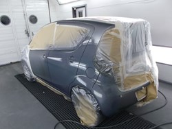 Schade aan auto wat wordt gerepareerd door Autoschade Mulder uit Nijeveen